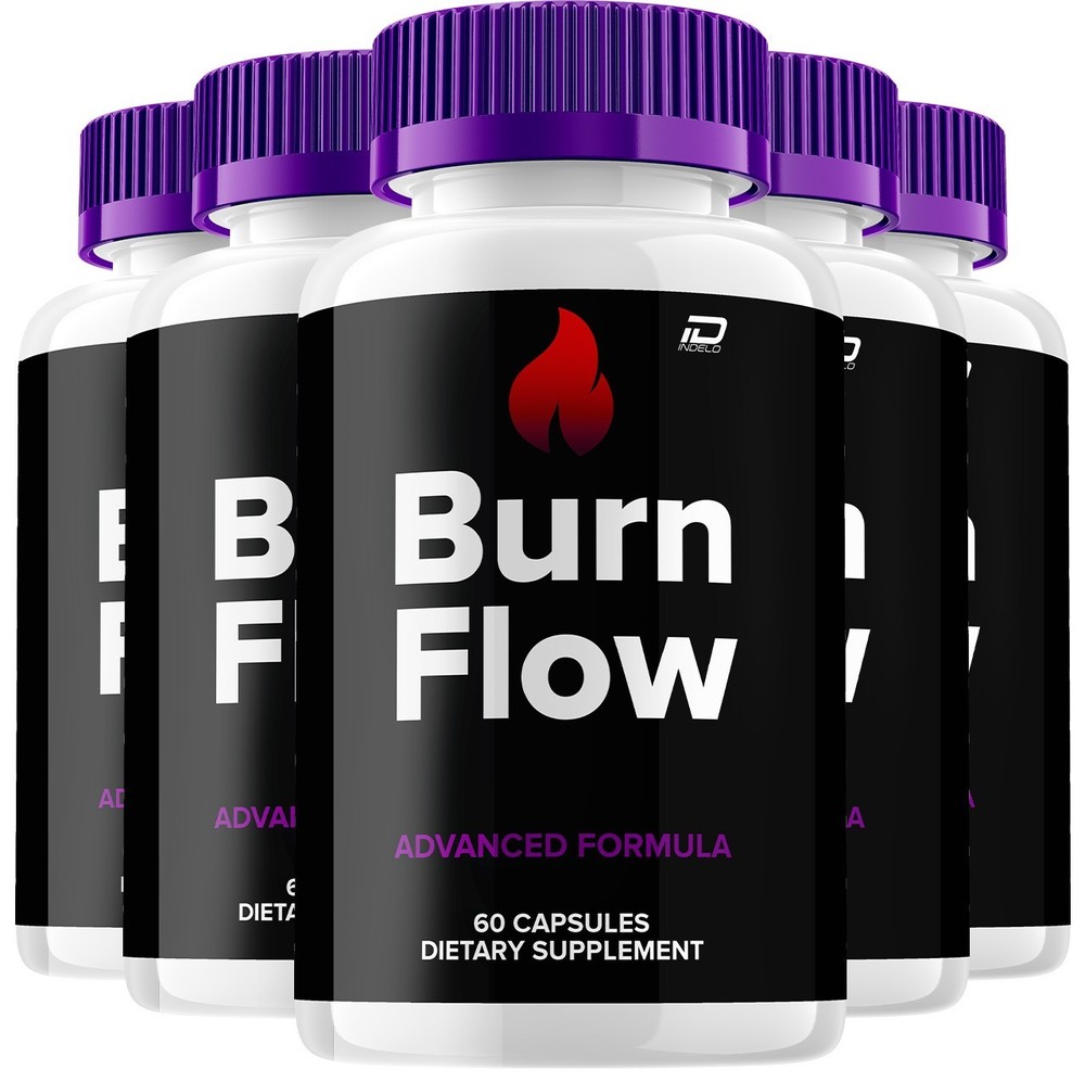 (5 Pack) BurnFlow Keto Capsules – Burn Flow Pills Advanced Formula