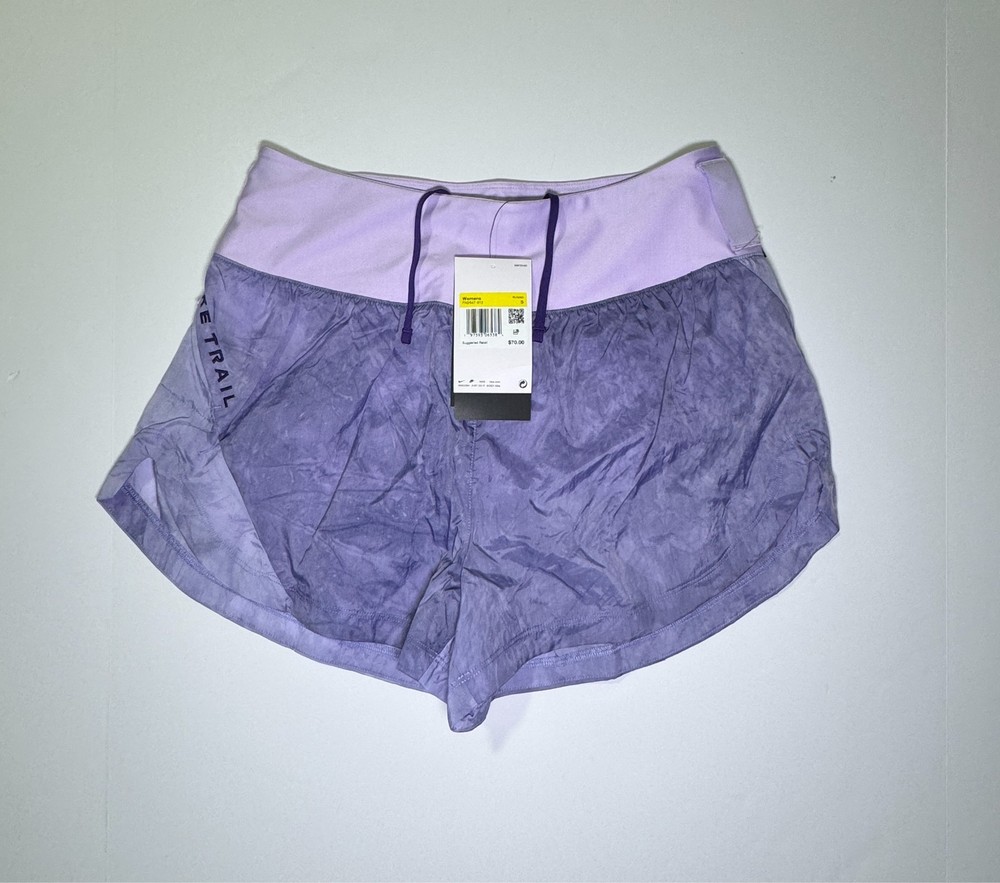 Nike Trail Women Running Shorts, Mid-Rise Brief-Lined 3