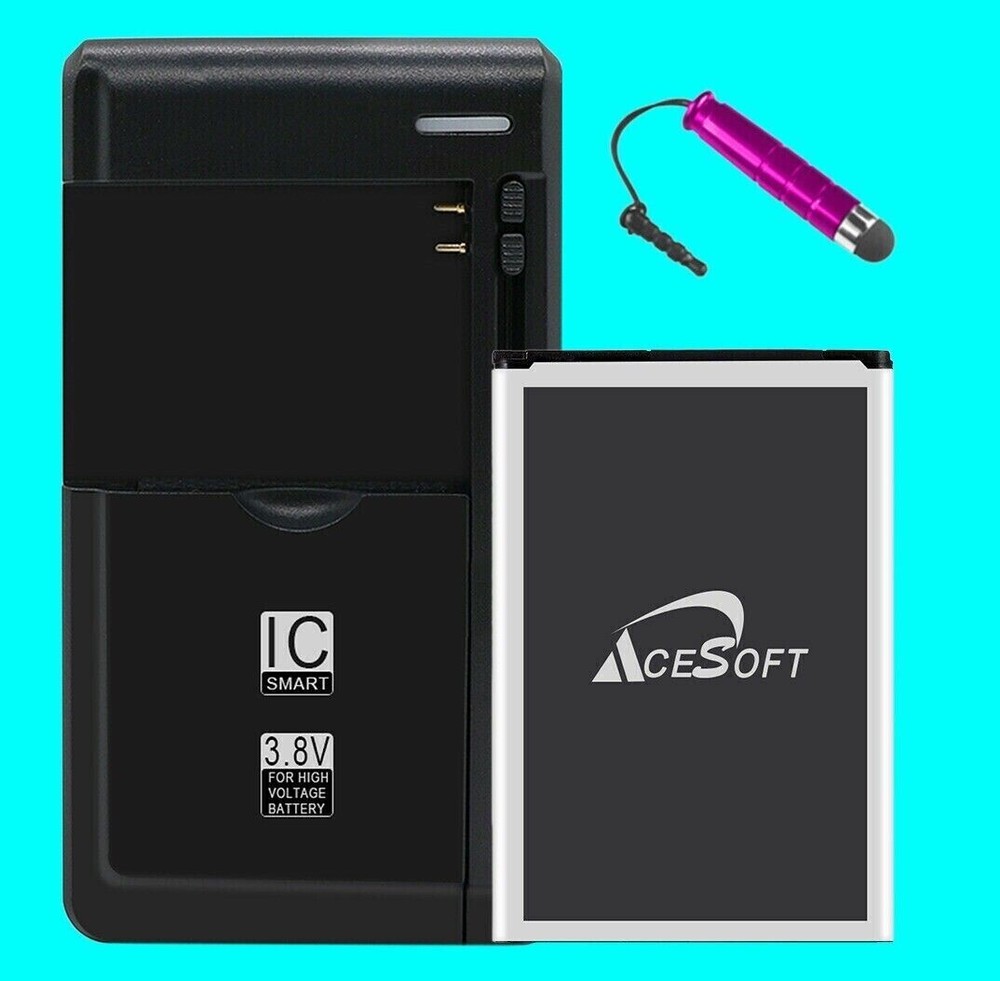 High Capacity 5570mAh Grade A+ Battery USB/AC Charger for LG G Stylo MS631 Phone-image