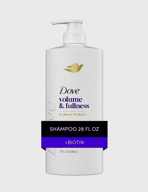 Dove Shampoo Volume & Fullness for Fine, Thin Hair with Bio-Protein Care Technol