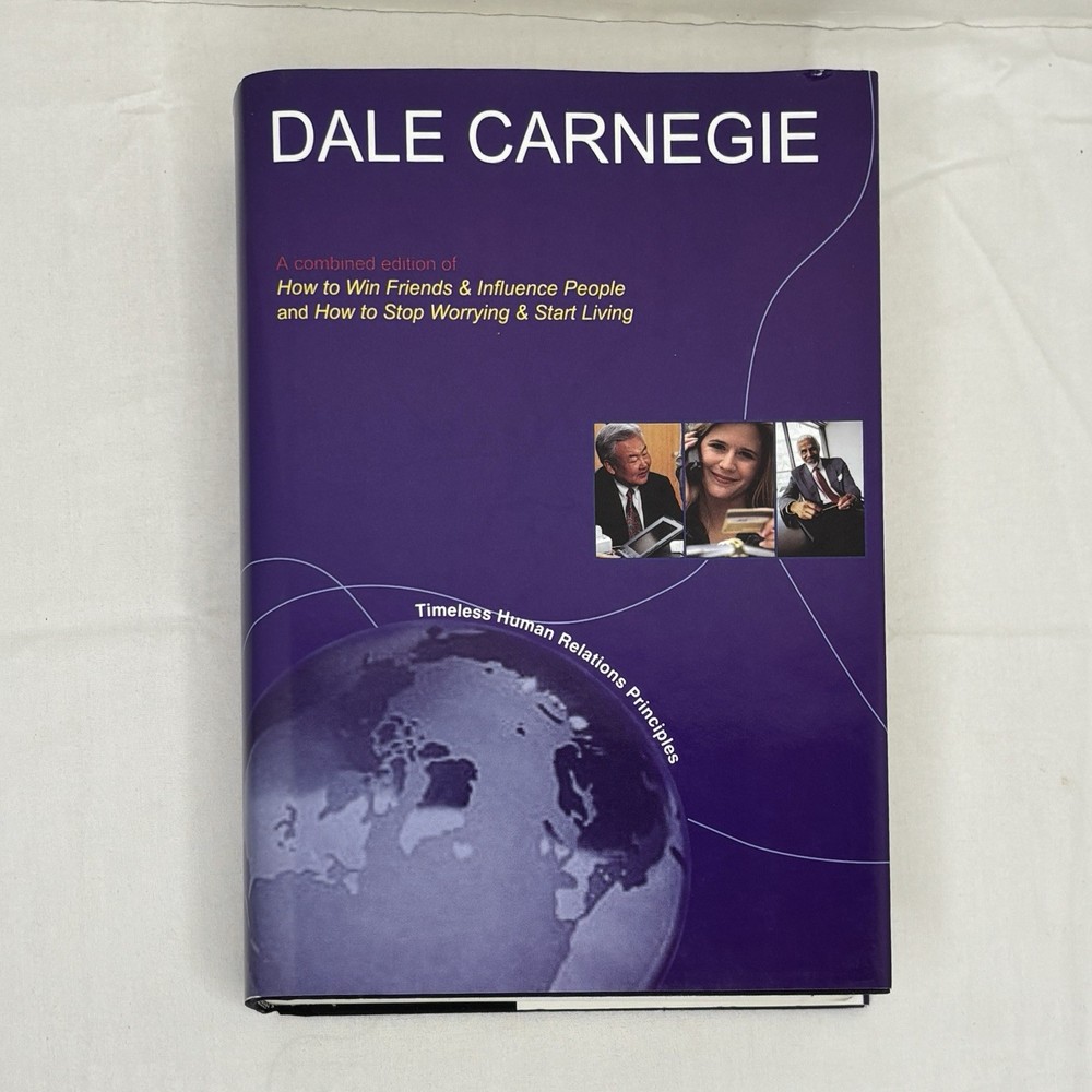 Carnegie How to Win Friends & Influence People, Stop worrying & Start Living HC