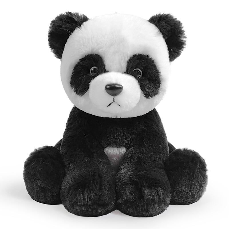 8.5 Inch Panda Plush Stuffed Animal-Super Soft Sitting Realistic Panda Bear Toy