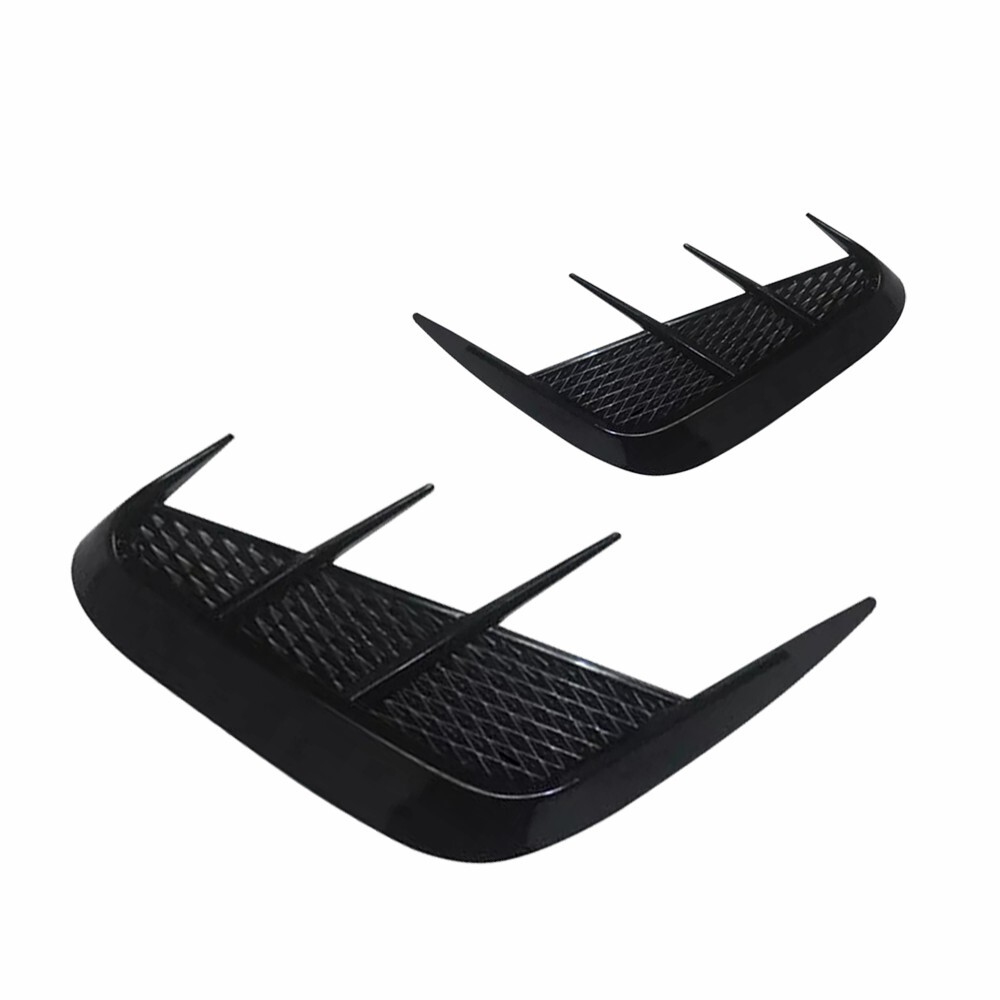 Universal Rear Bumper Sport Side Wing Member Vent Cover Trim Car Accessories M