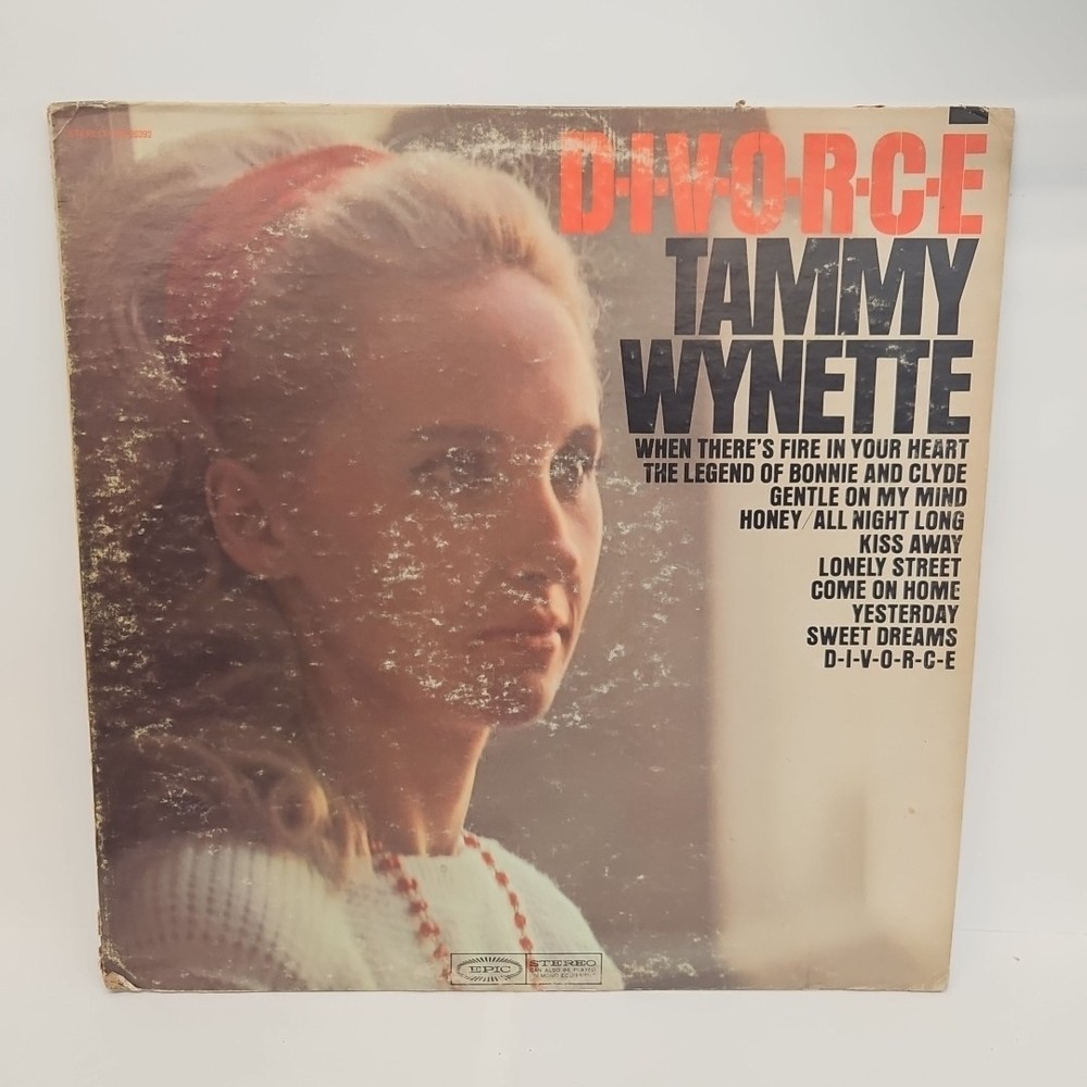 Tammy Wynette Divorce EPIC  Lp