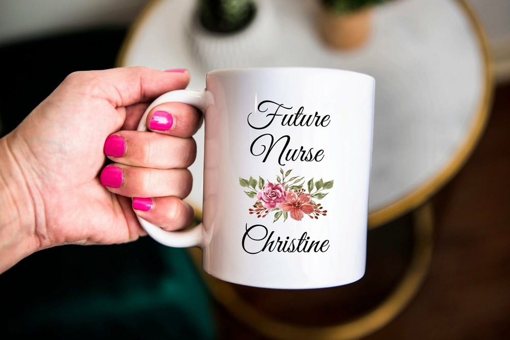 Nurse Graduate Gift Personalized Future Nurse Mug New Nurse Gift Nurse Graduate