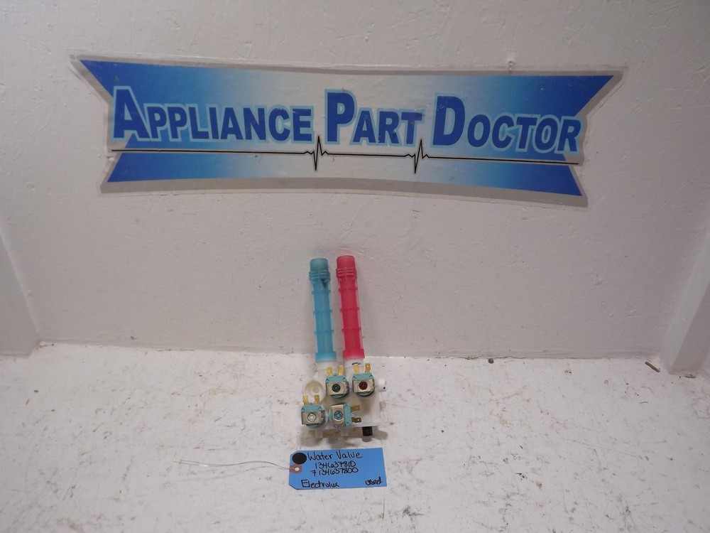 Electrolux Washer Water Valve Part 134637810 7134637800 Used Replacement