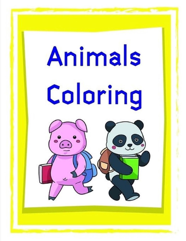 Animals coloring: Coloring Pages, cute Pictures for toddlers Children Kids Kinde