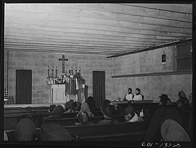 Photo:Father Smith Negro Catholic Mass Church Service 1900s Colored Pastor