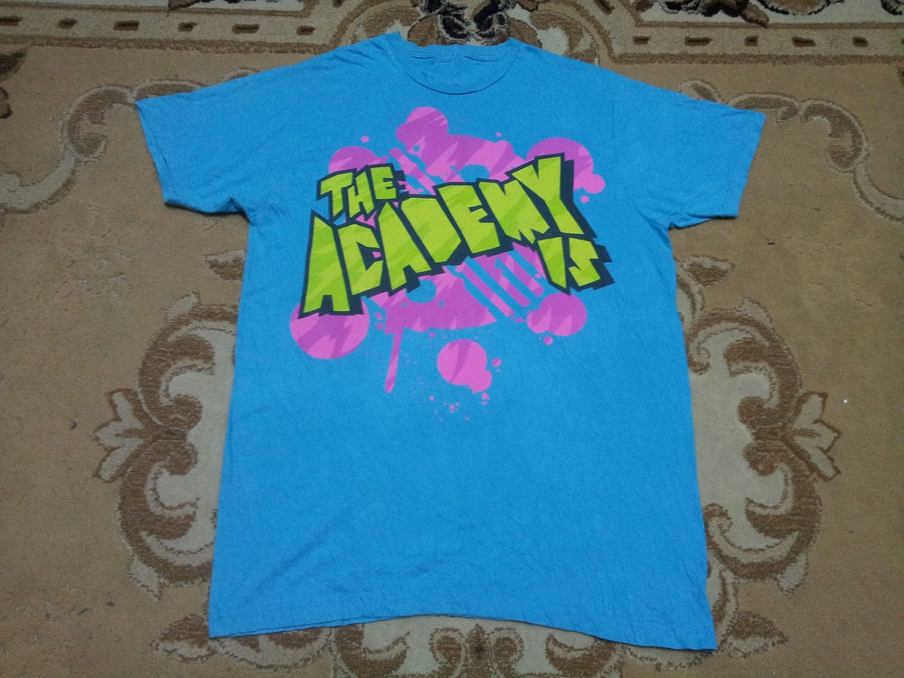 Rare The Academy Is... Band Blue Cotton T Shirt Size S-5XL QA1676