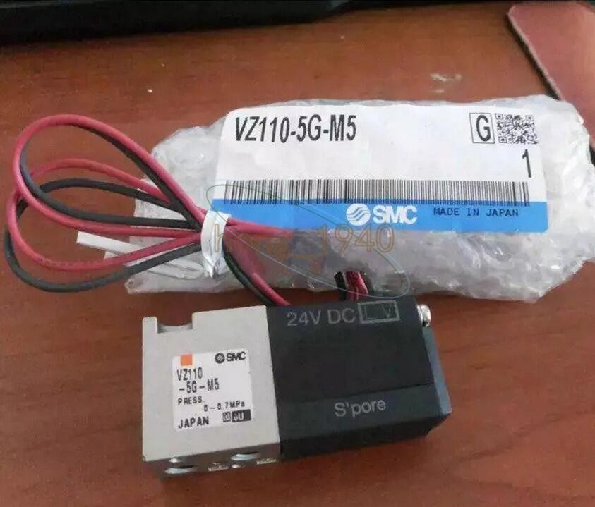 ONE SMC VZ110-5G-M5 solenoid valve VZ1105GM5 New