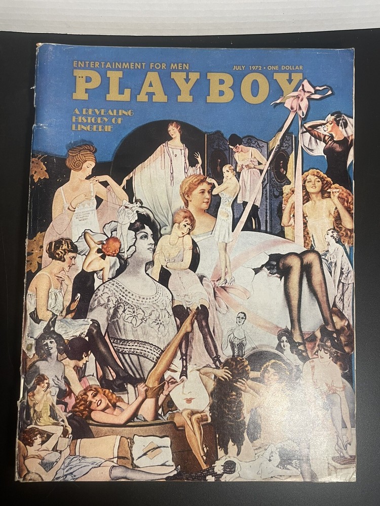 Vintage Playboy Magazine July 1972 Carol O'Neal Center