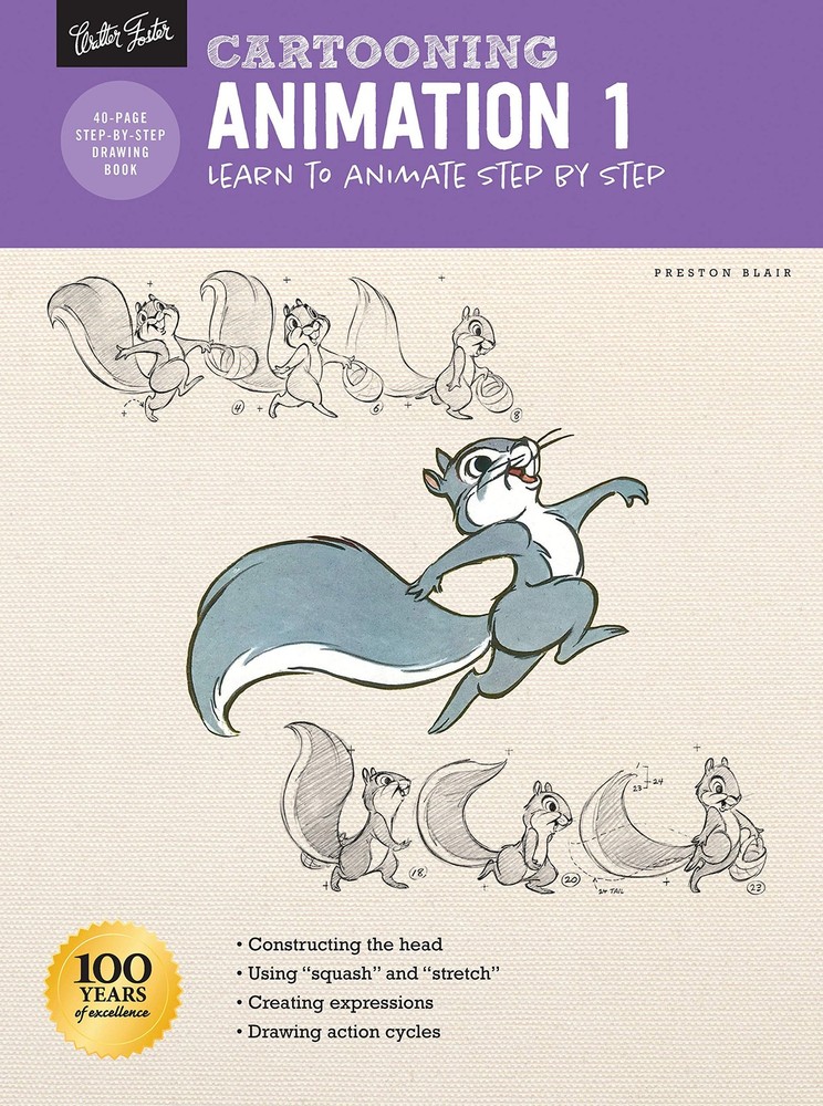 Cartooning: Animation 1 with Preston Blair: Learn to animate step by step...