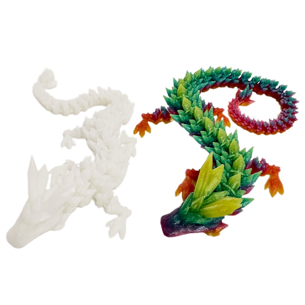 3D Printed Dragon 11'' Articulated Dragon FlexiToy Christmas Gift Office Decor