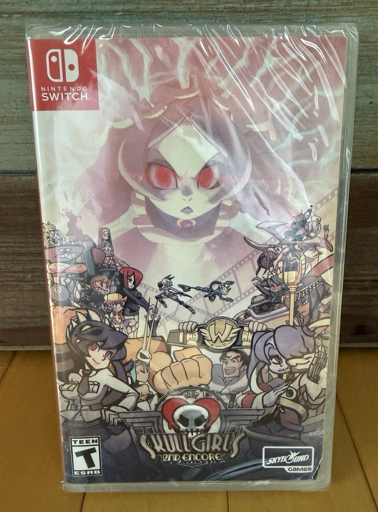 New Nintendo Switch Skybound Games Skullgirls 2nd Encore DAMAGED ART