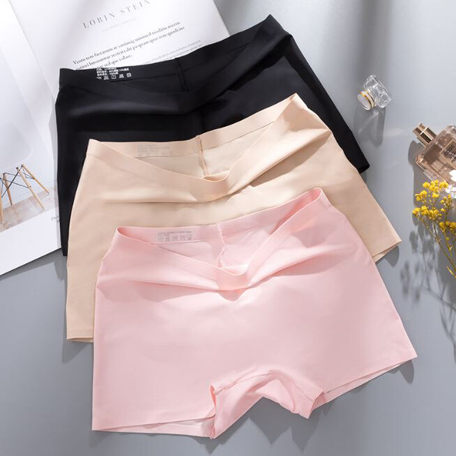 6 Packs Lot Sexy Womens Seamless Panties Boyshorts Underwear Silky Boxer Shorts
