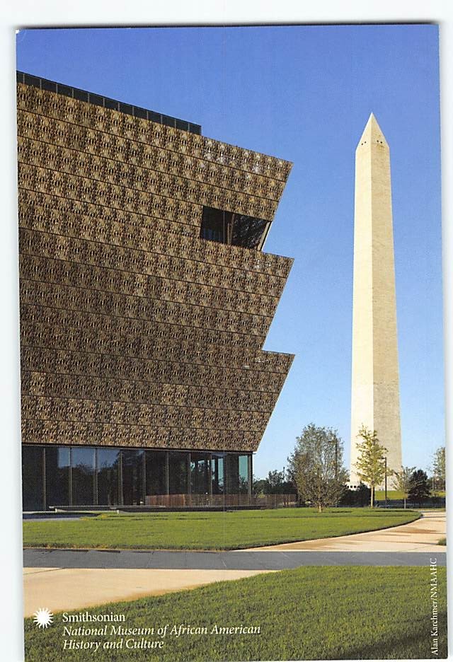Postcard National Museum of African American History and Culture Washington DC