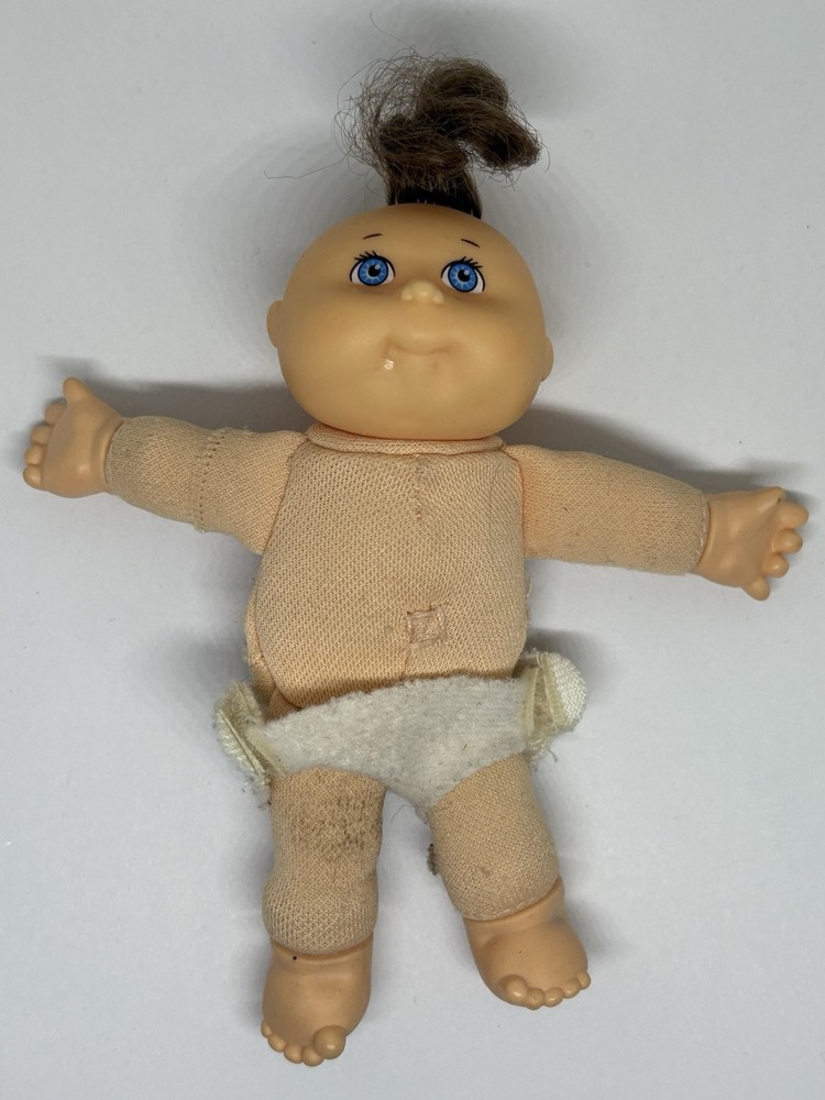 Vintage 1982 Cabbage Patch Doll Xavier Roberts Bald Blue Eyes 4.25 Inch