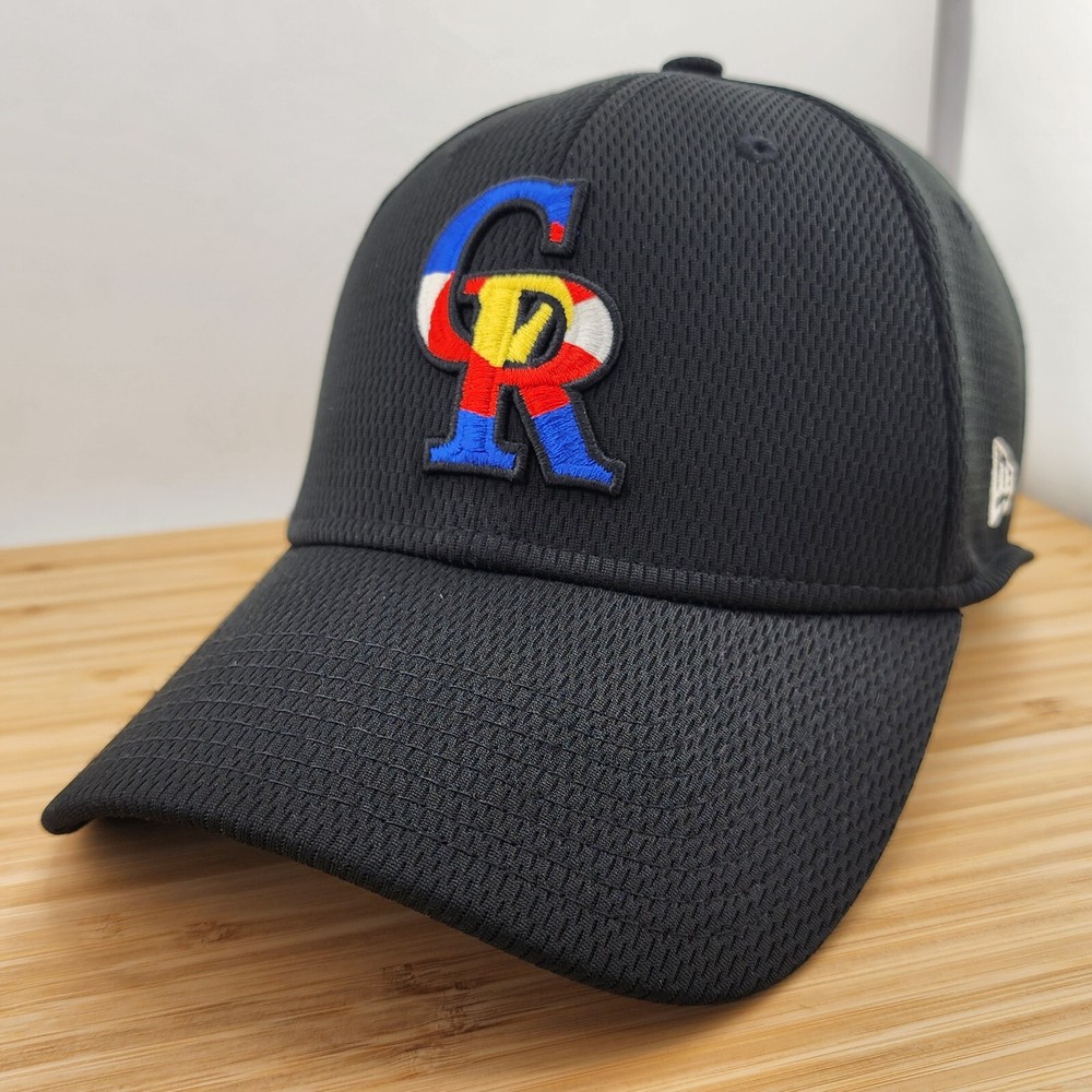 Colorado Rockies Hat, Black Cap, State Flag Logo, New Era 9FORTY, MLB, Snapback