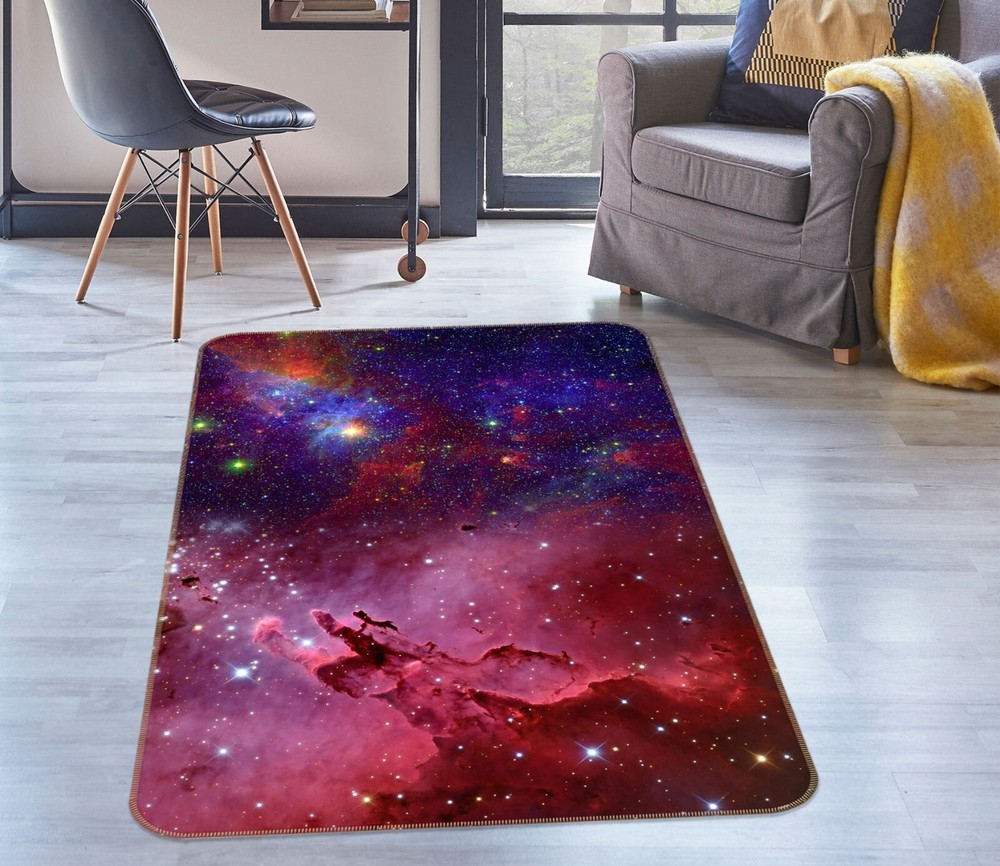 3D Starry Sky ZHUC2481 Game Non Slip Carpet Mat Photo Carpet Amy