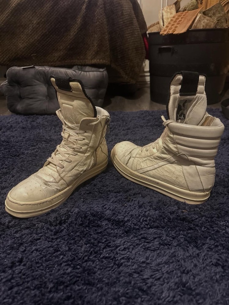 SS14 Vicious Milk Rick Owens Geobaskets
