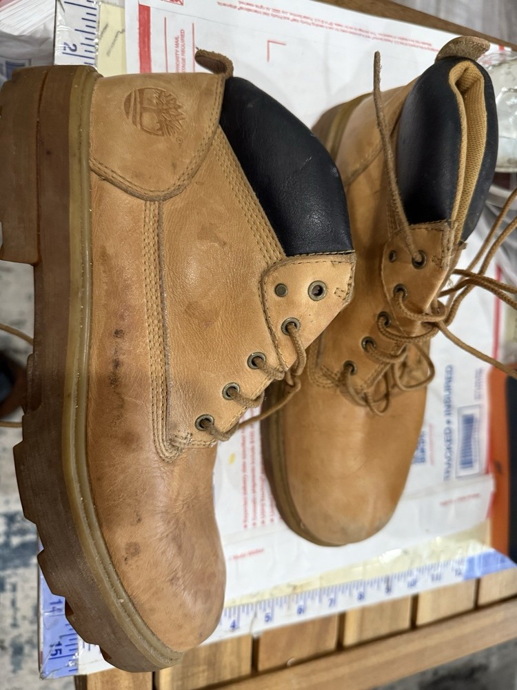 **Pre-Owned Timberland Men's Size 7 Leather Boots 38587**  