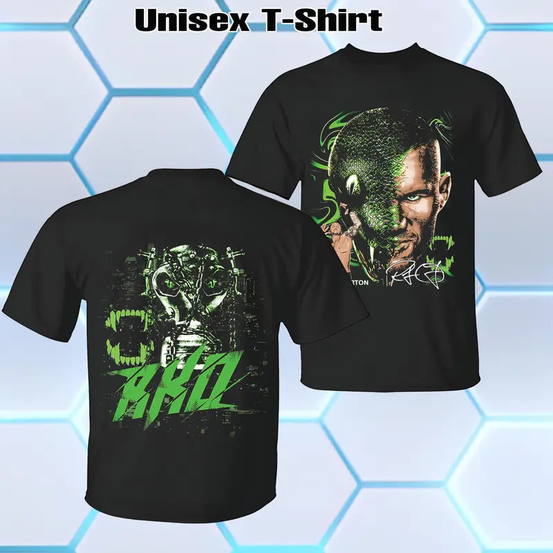 Randy Orton RKO WWE T-Shirt 100% Cotton The Legend Killer Wrestling Tee