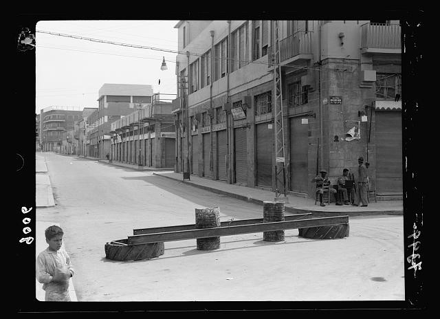 Palestine disturbances during summer 1936,Tel Aviv,Israel,Middle East,Jaffa
