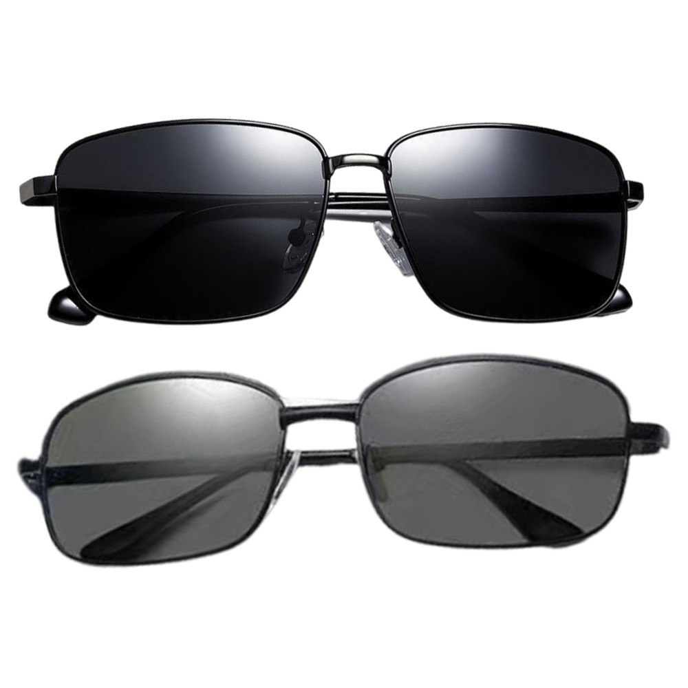 Polarized Photochromic Sunglasses Men Driving Sports Fishing Chameleon Glasses