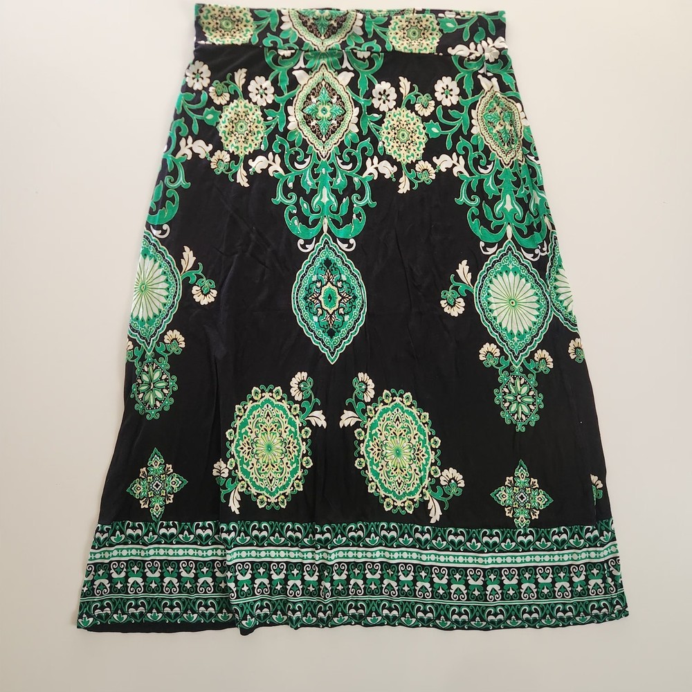 INC International Concepts Maxi Skirt XL Womens EUC Summer Lightweight