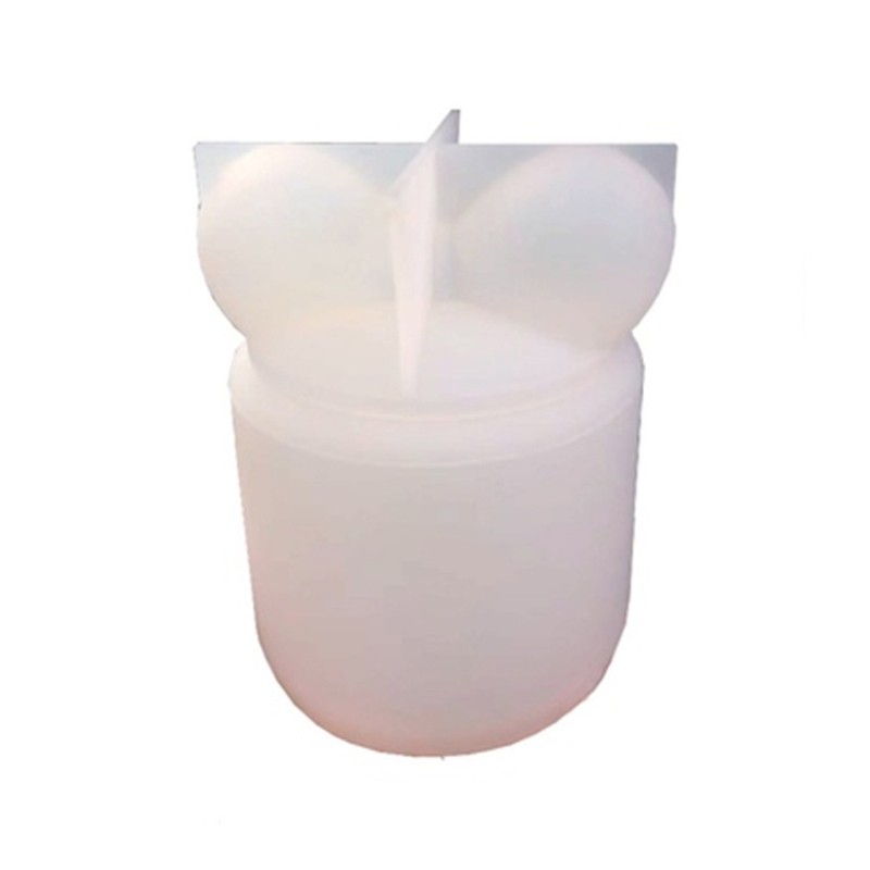 Round Resin Jar Mould for DIY Epoxy Casting Craft Table Office Decor