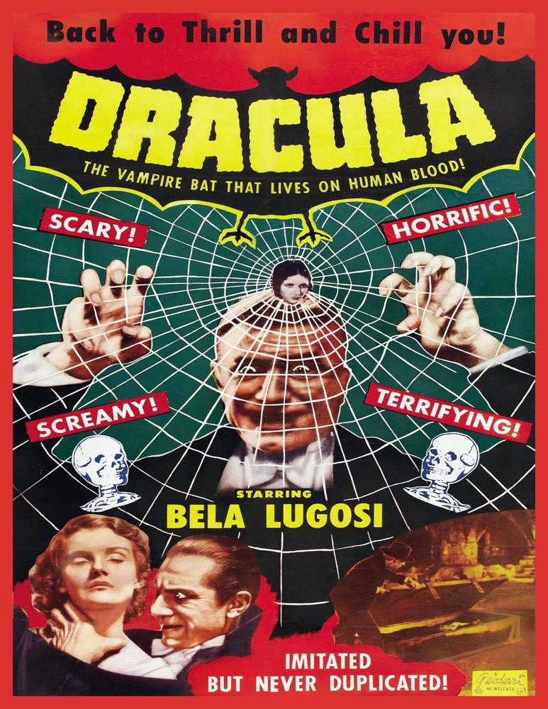 Decoration Poster.Home room art.Interior design.Dracula horror movie film.7417