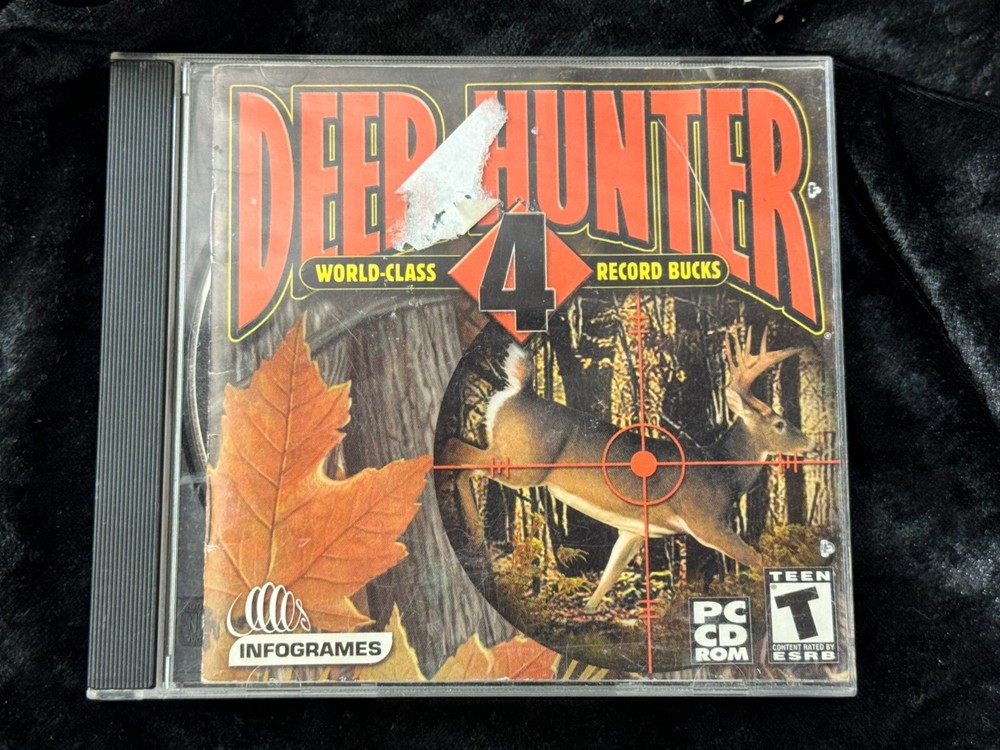 Deer Hunter World Class 4 Record Bucks Computer Game CD-ROM Media