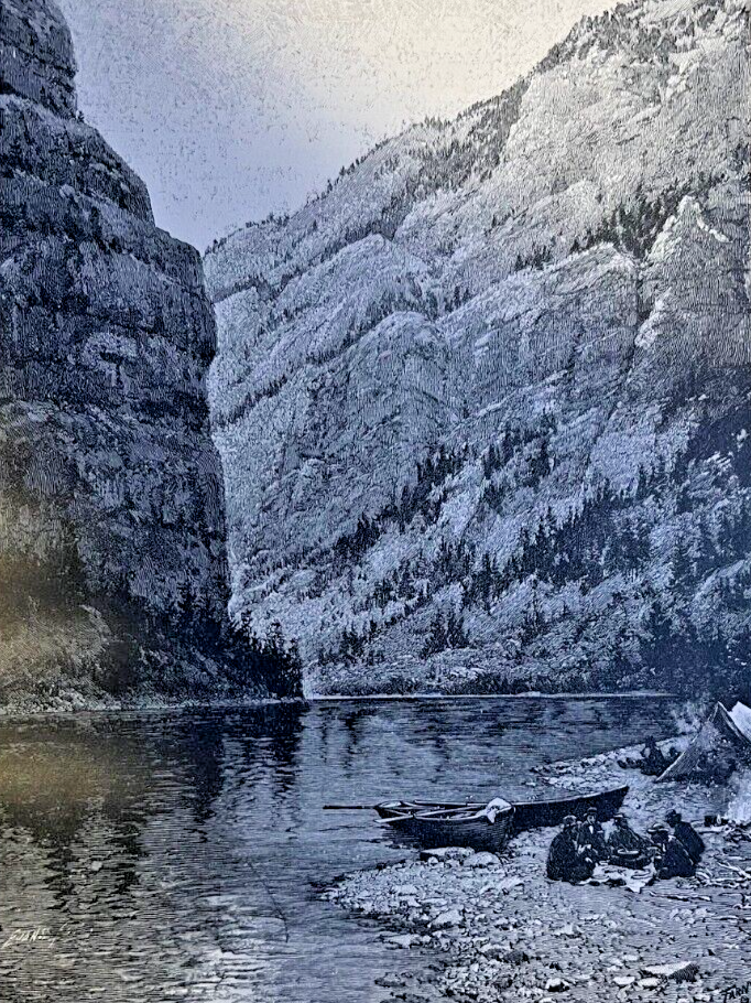 Great Falls of the Upper Missouri White Rock Canon Bear's Tooth Mountain