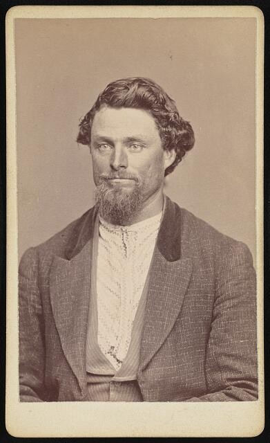 Photo:John Gearhart, head-and-shoulders portrait, facing slightly left