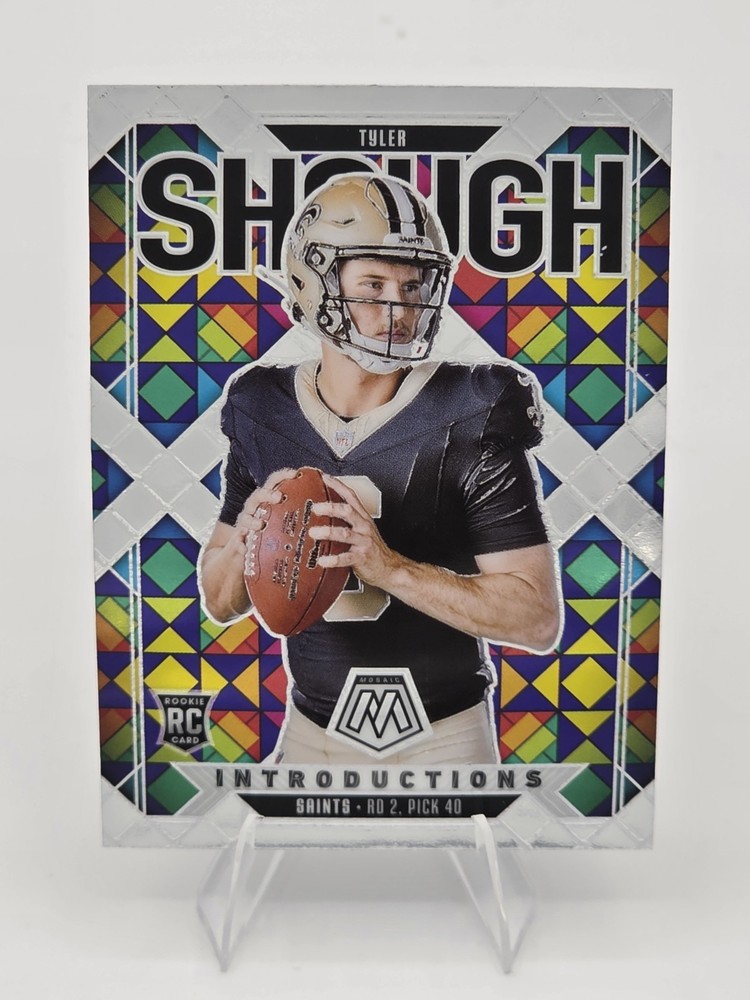 Panini 2025 Mosaic Tyler Shough Rookie Introductions Insert #9 Saints