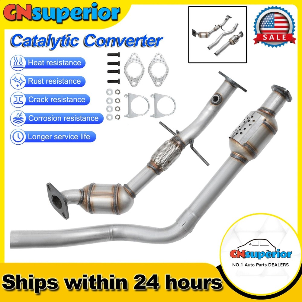 OEM Front & Rear Catalytic Converter For 2010-2013 Ford Transit Connect 2.0L NEW