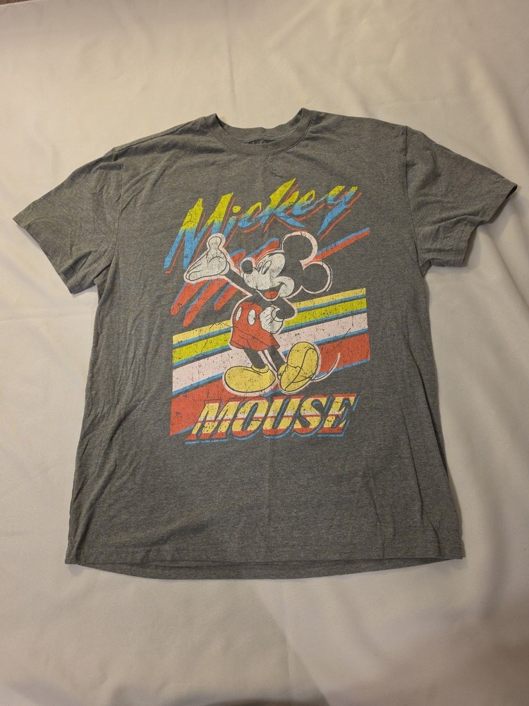 Women's Disney Tshirt Xl Gray Vintage Look