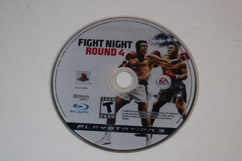 Fight Night Round 4 (Sony PlayStation 3, 2009, PS3) Disc Only, Tested/works