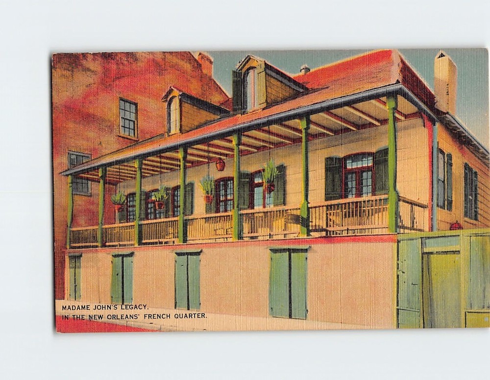 Postcard Madame John's Legacy French Quarter New Orleans Louisiana USA America