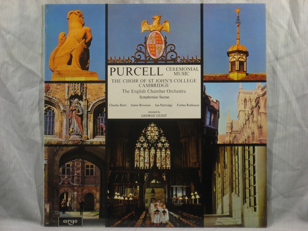 Purcell - Ceremonial Music - Choir of St. John's College - Argo ZRG 724