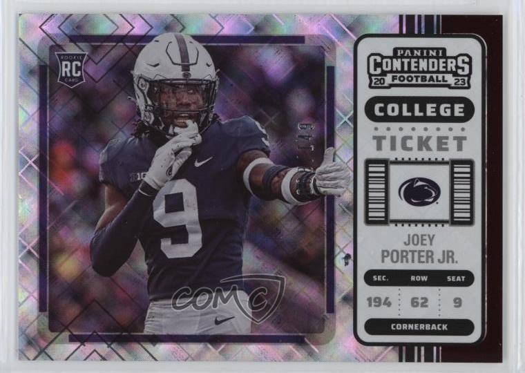 2023 Panini Chronicles Draft Picks Red /149 Joey Porter Jr #25 Rookie RC 1r66Fulfilled by COMC - World’s largest consignment service