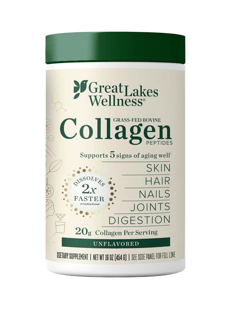 Collagen Peptides Powder for Skin, Hair, Nails, Joints & Digestion - Unflavored