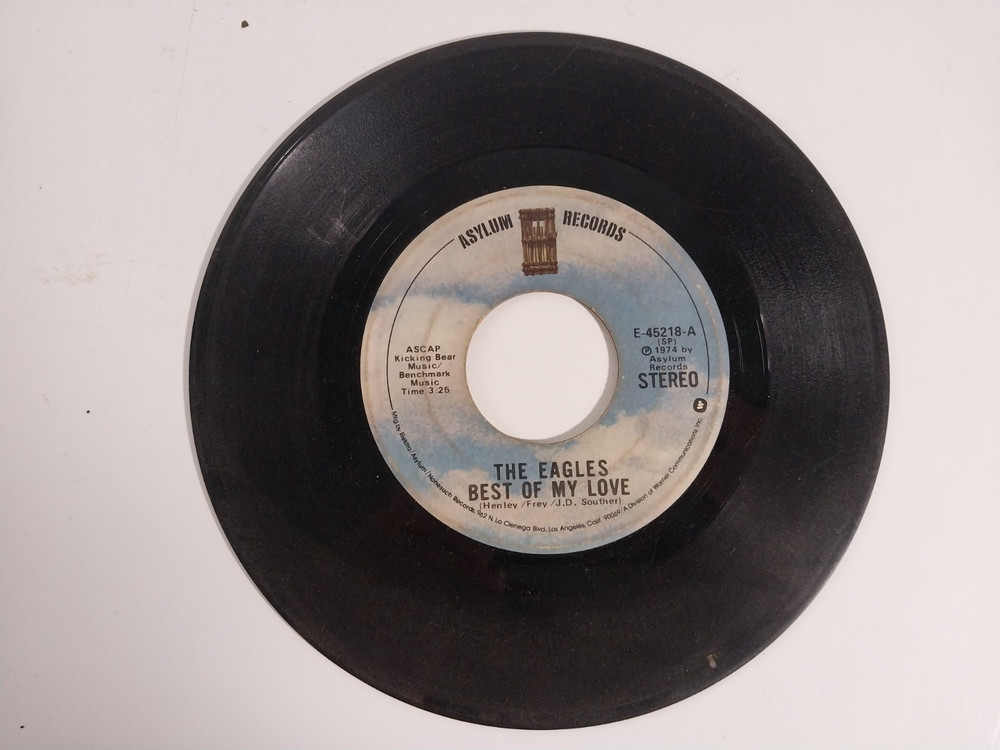 Rock 45 The Eagles - Best Of My Love / Ol' '55 On Asylum