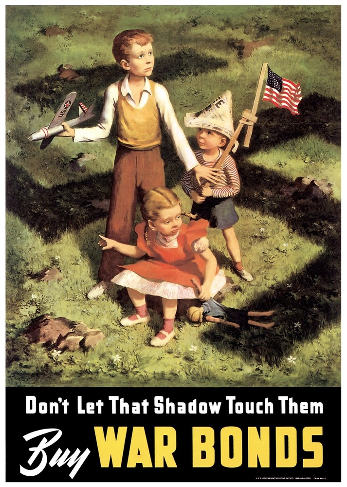 Decor Buy war bonds Poster. Fine Graphic Art Design. Home Shop Wall Art. 1778