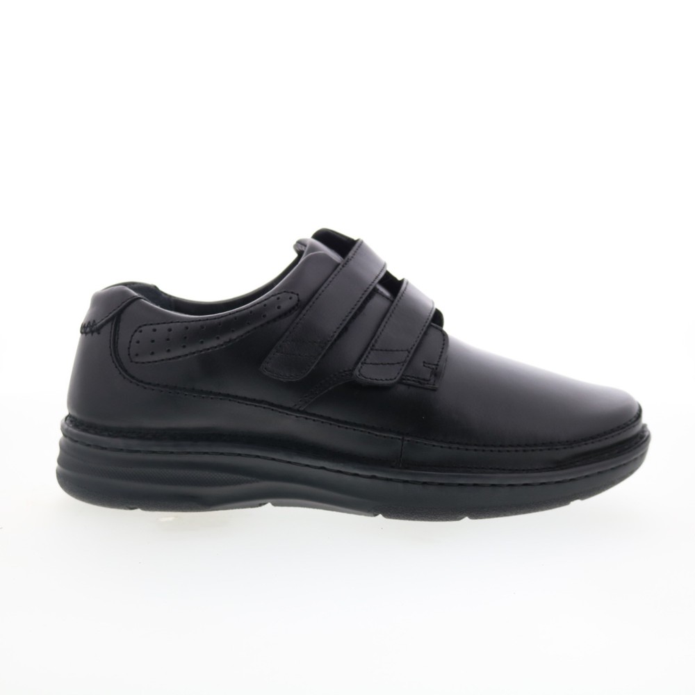 Drew Mansfield 44915-14 Mens Black Leather Lifestyle Sneakers Shoes