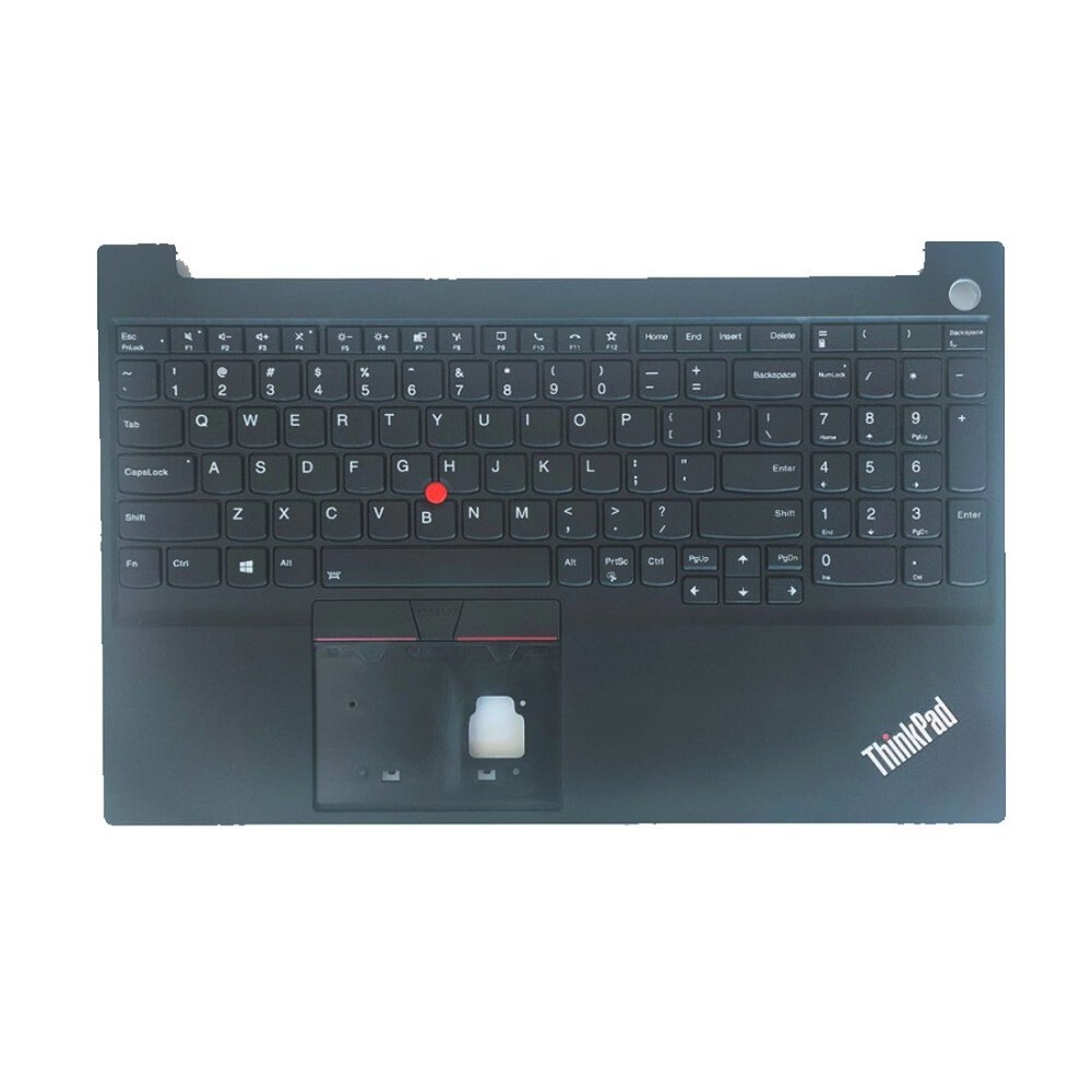 NEW For Lenovo Thinkpad E15 Gen 2 20T8 20T9 Palmrest Backlit Keyboard W/FPR