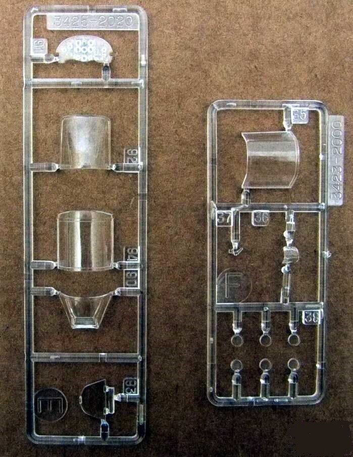 Accurate Miniatures 1/48  3425 x Yak-1B canopy Clear Parts-image