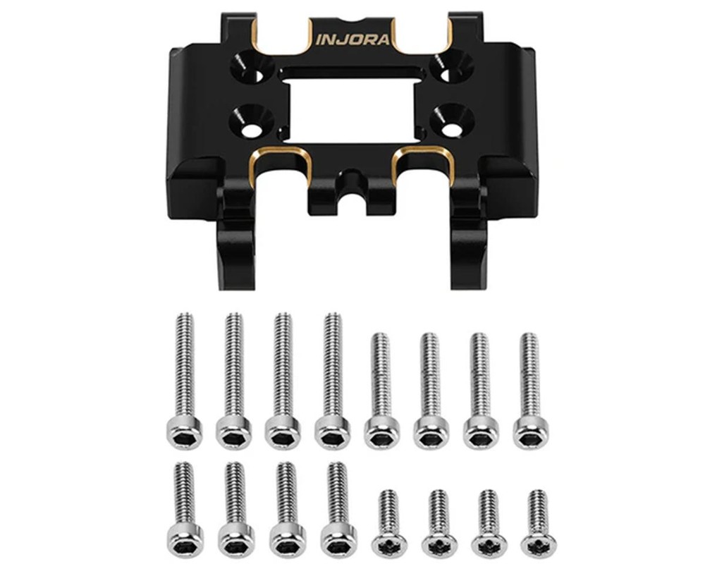 Injora Redcat Ascent-32 Brass Skid Plate (Black) (8.4g) [INJASC32-03BK]🌟✨25 Years on eBay! 250,000+ feedback!✨🌟