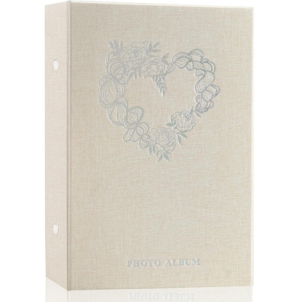 Photo Album 4x6 300 Photos Linen Cover Album Picture Photo Book for Wedding F...