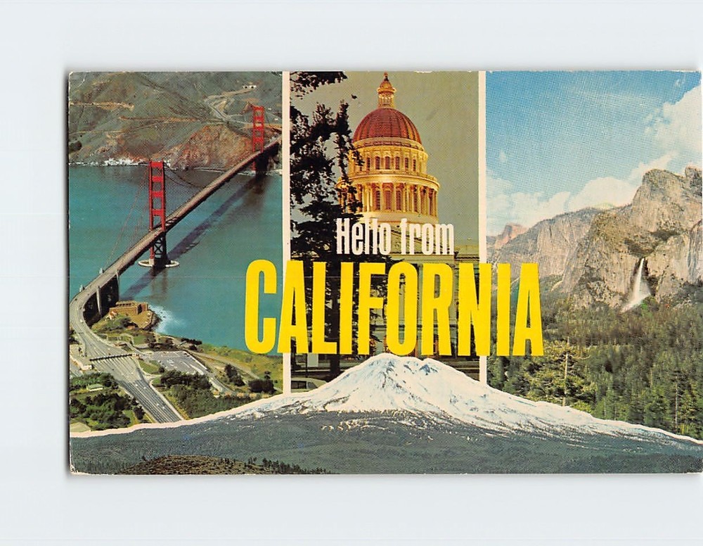 Postcard Scenes and Views in California USA